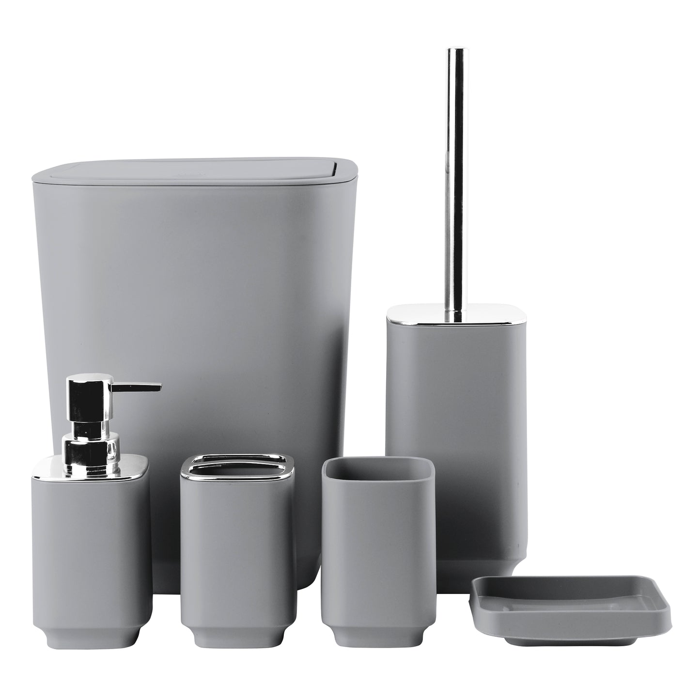 Set Juego De Baño 6 Piezas Enchapado Lavado Y Almacenamiento