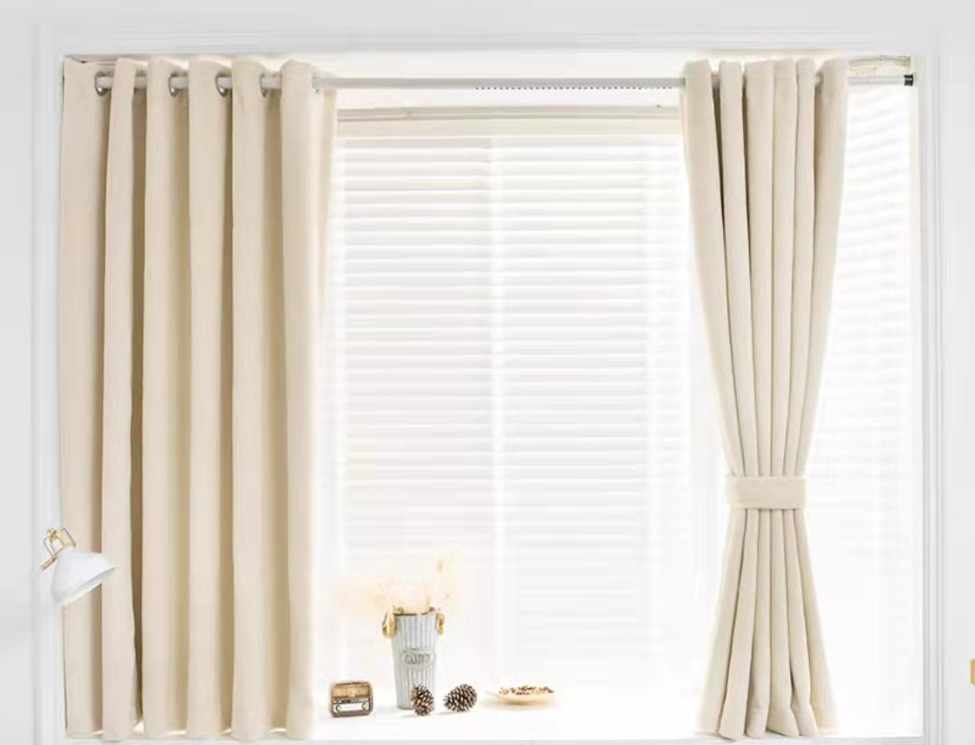 cortinas terciopelo de holandés estilo nórdico 1par
