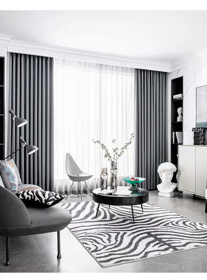 cortinas de chenilla Top telas de moda europea y americana 1par