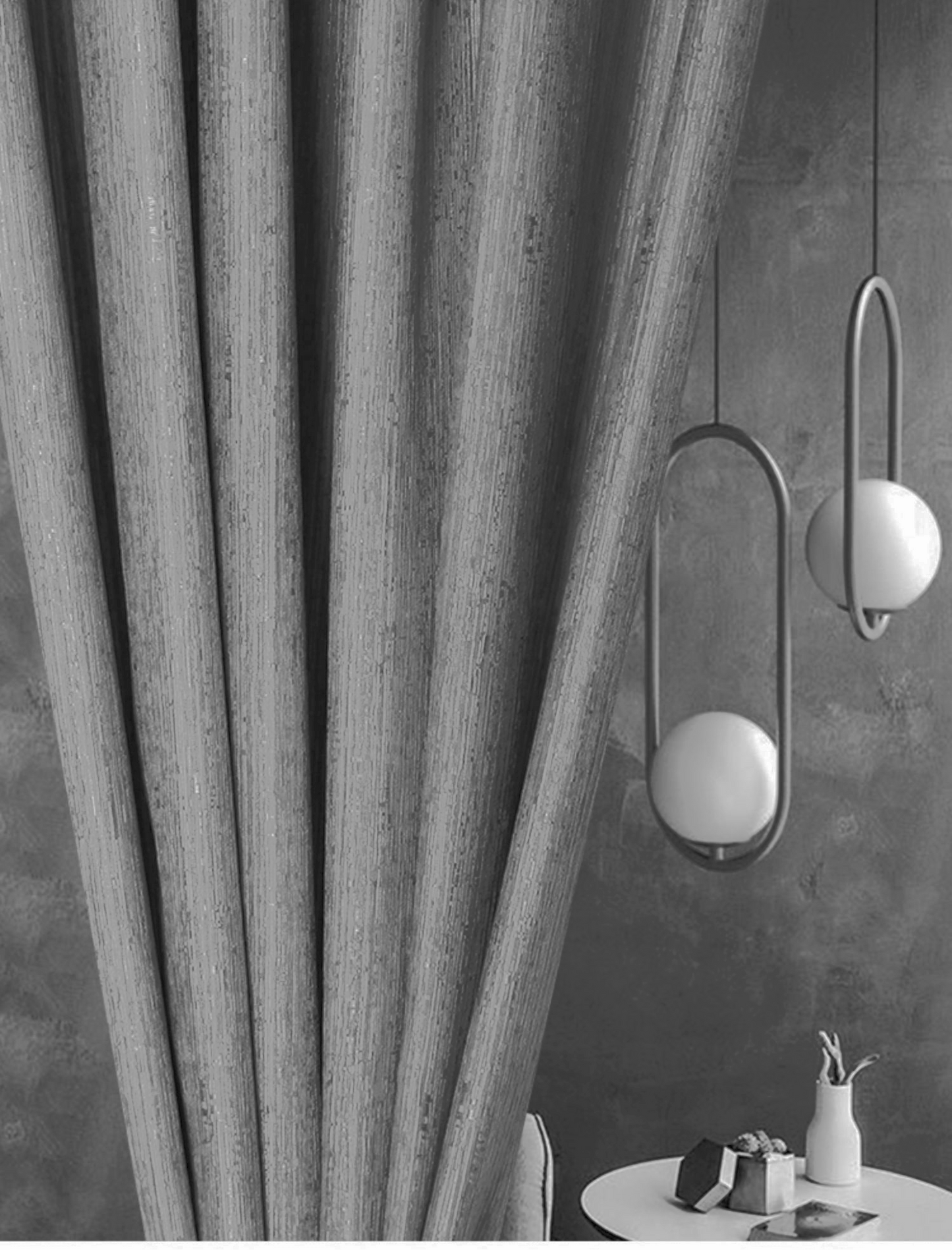 cortinas de chenilla Top telas de moda europea y americana 1par