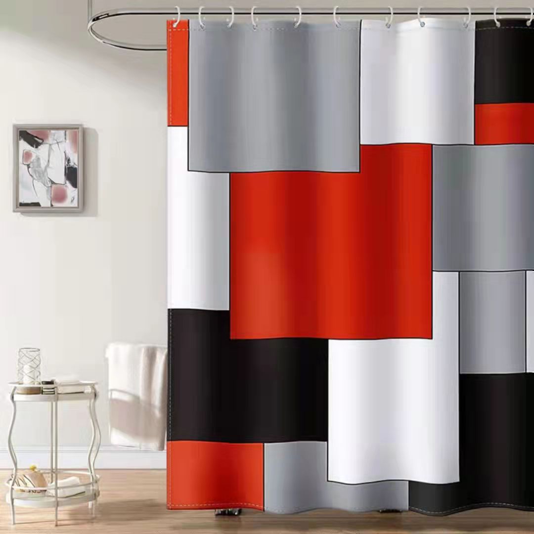 cortinas de baño digital estampada