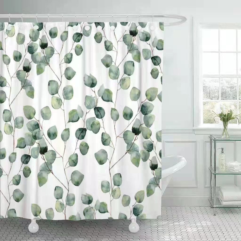 cortinas de baño digital estampada