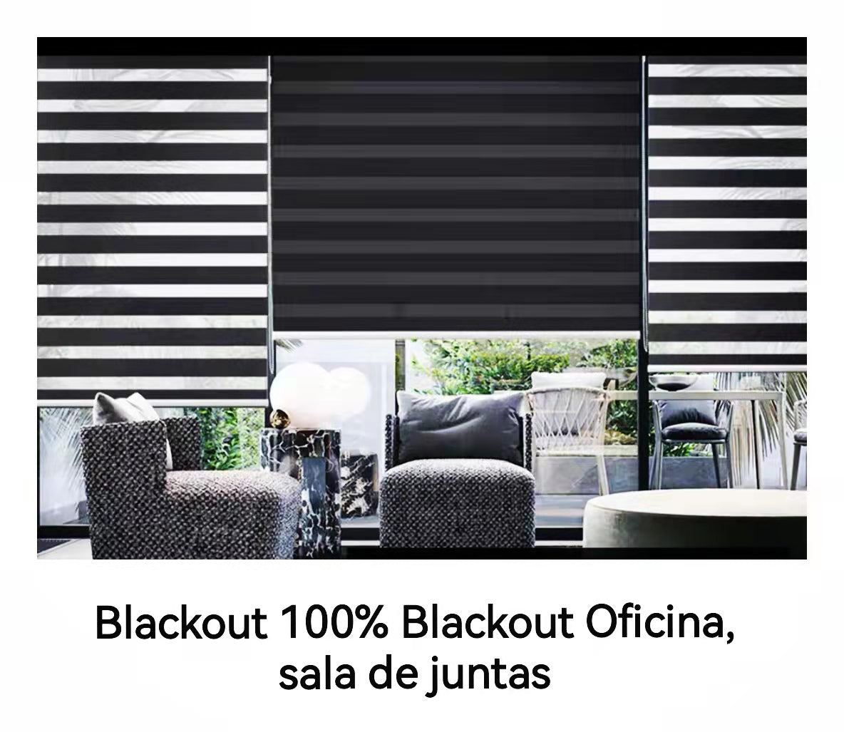 Cortina Roller Blackout 100% Sarga De Alta Densid G7-varios tamaños