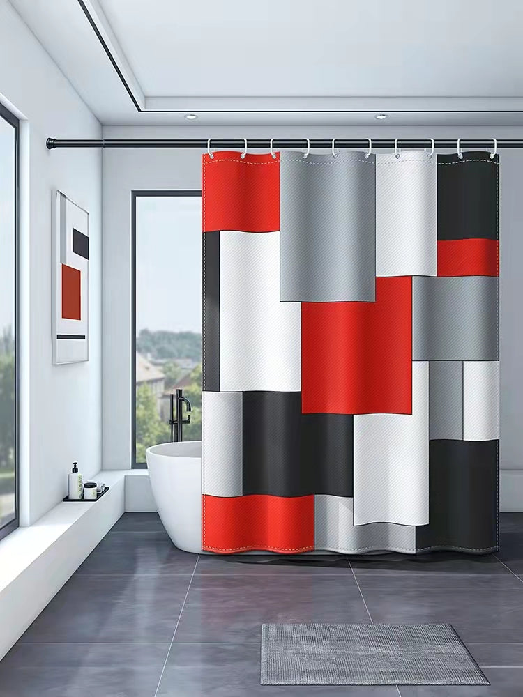 cortinas de baño digital estampada