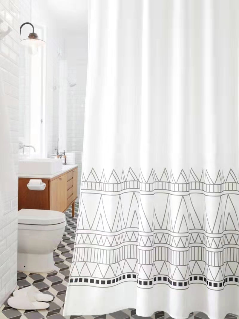 cortinas de baño digital estampada