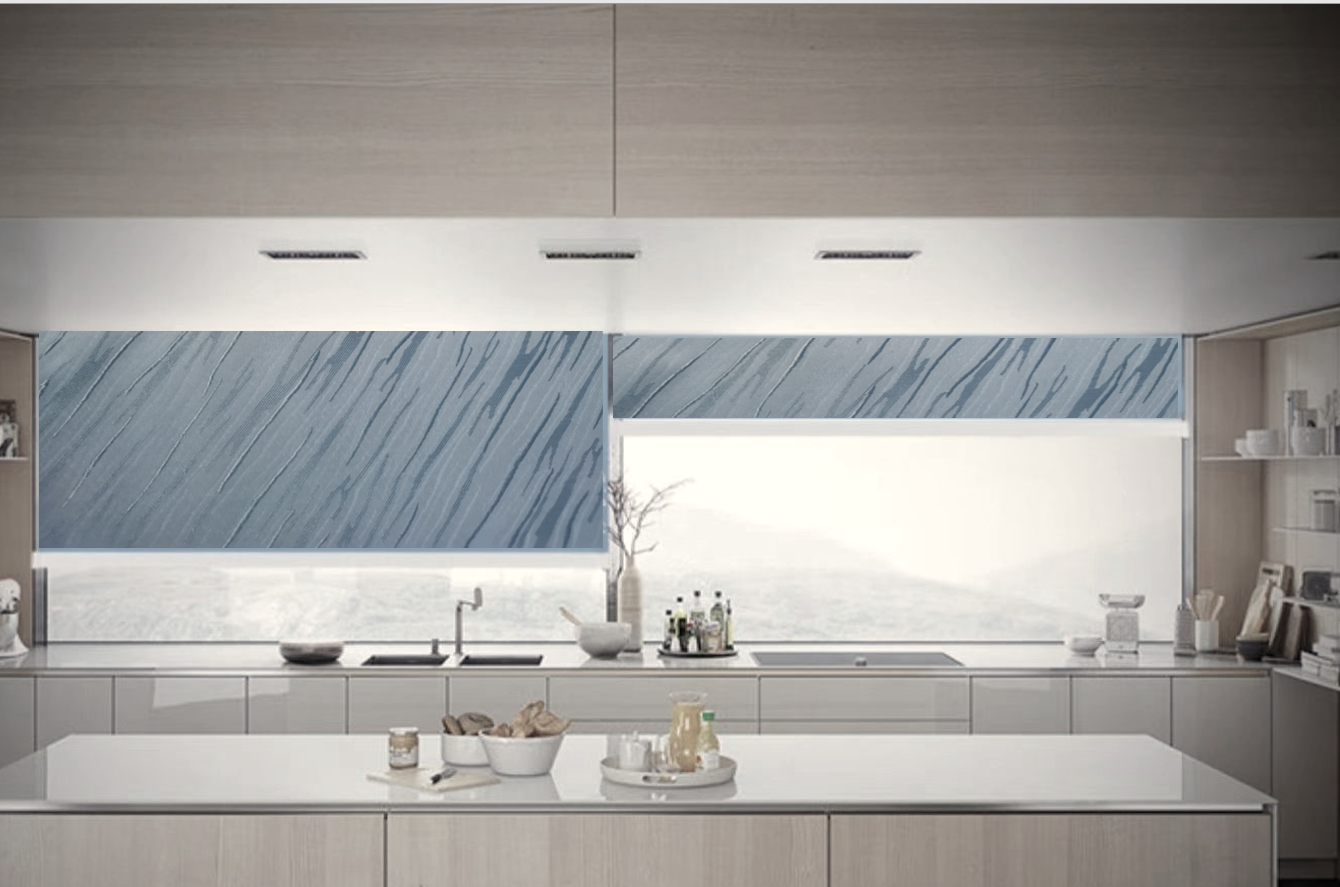 Cortina Roller 100%Blackout Reducción De Ruido viento y lluvia varios tamaños