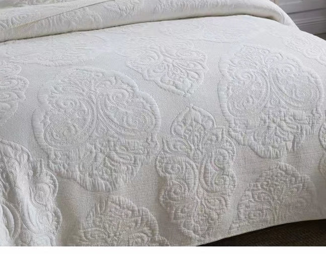 Cubrecamas Acolchado en relieve 3D 100% algodón