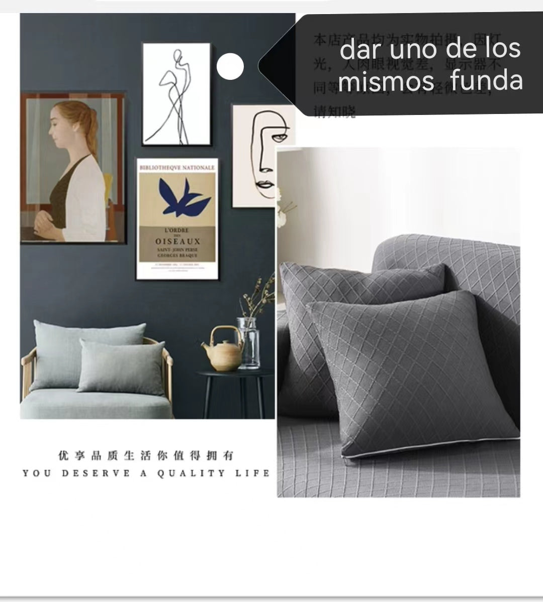 Funda para sofá universal jacquard tridimensional de alta calidad