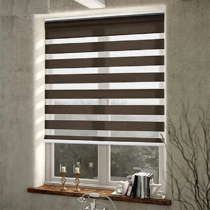 Cortina Roller Duo Impermeable Y Resistente Al Moho varios tamaños