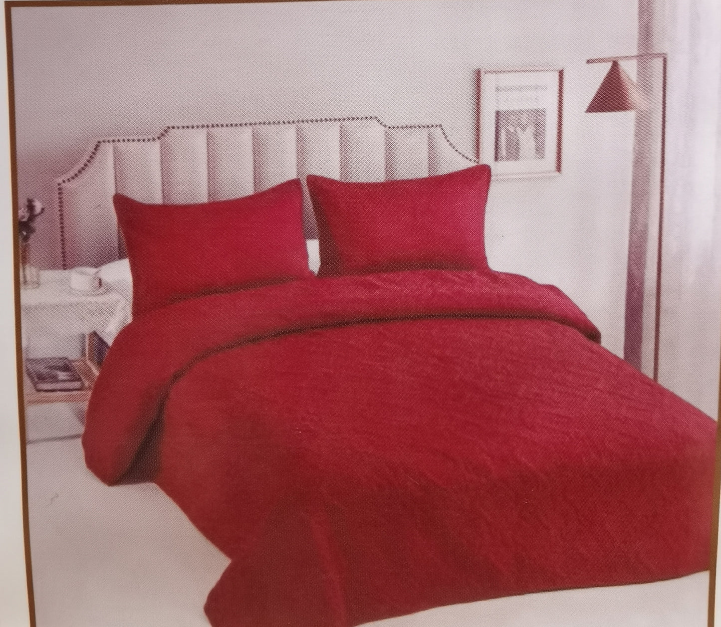 Cubrecama Color sólido Ultrasonido ordinario
