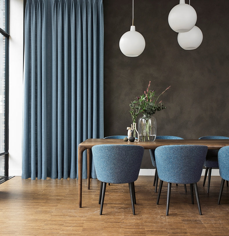cortinas de chenilla Top telas de moda europea y americana 1par