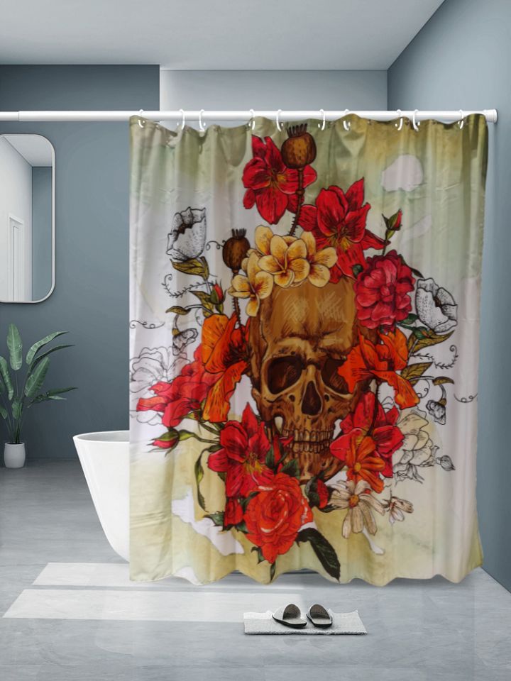 cortinas de baño digital estampada