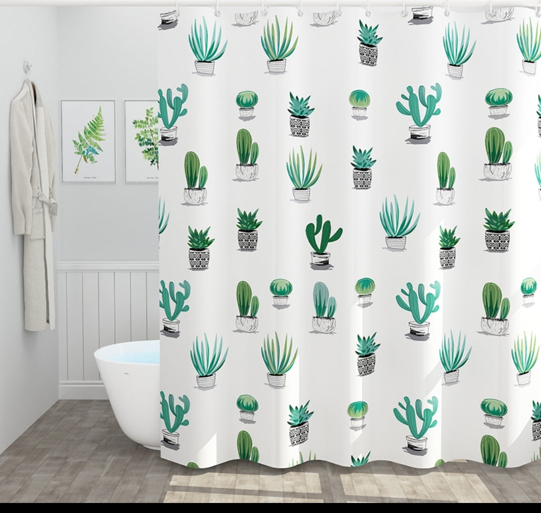 cortinas de baño digital estampada