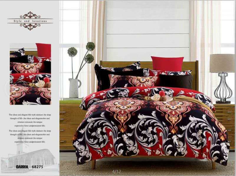 Juego de sabanas estampadas Sarga de alta densidad, lavable