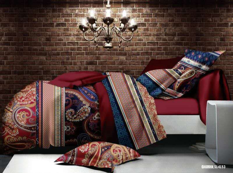 Juego de sabanas estampadas Sarga de alta densidad, lavable