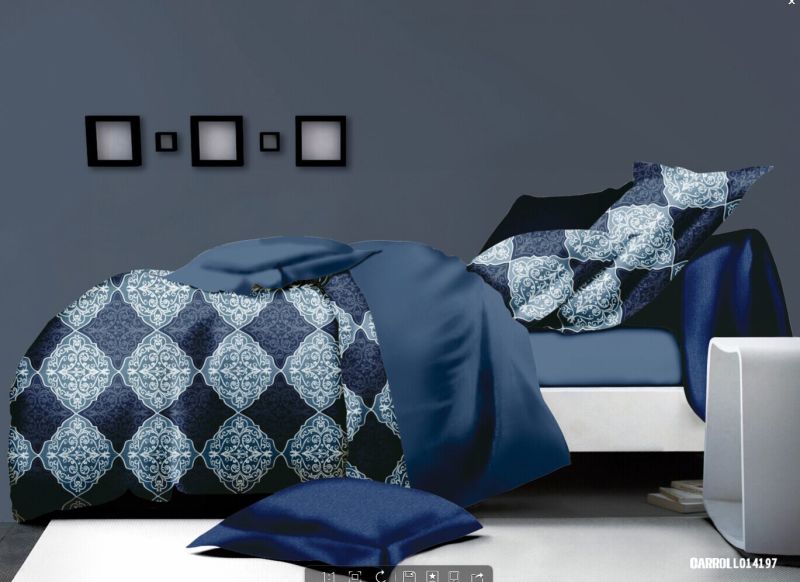 Juego de sabanas estampadas Sarga de alta densidad, lavable