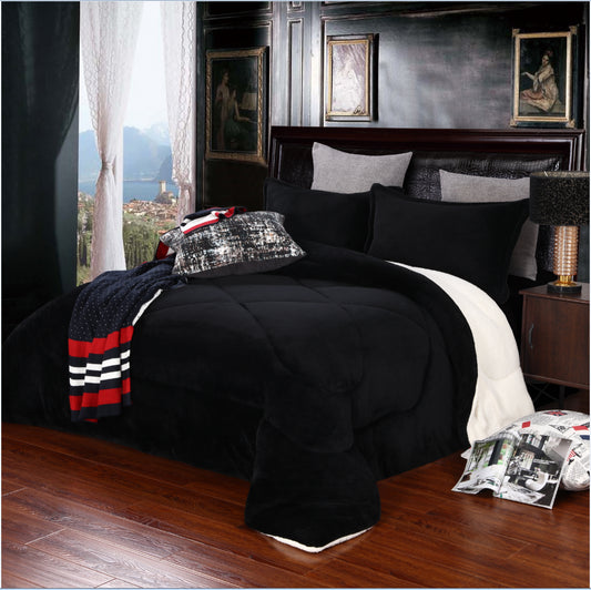 Juego de sabanas de polar terciopelo esencial de invierno