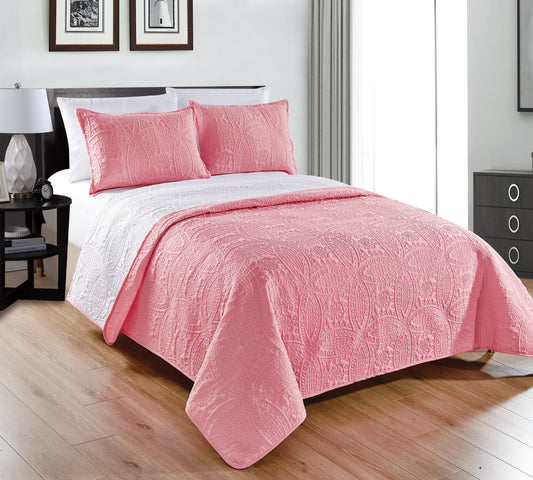 cubrecama color sólido original estéreo 3D, proceso ultrasónico