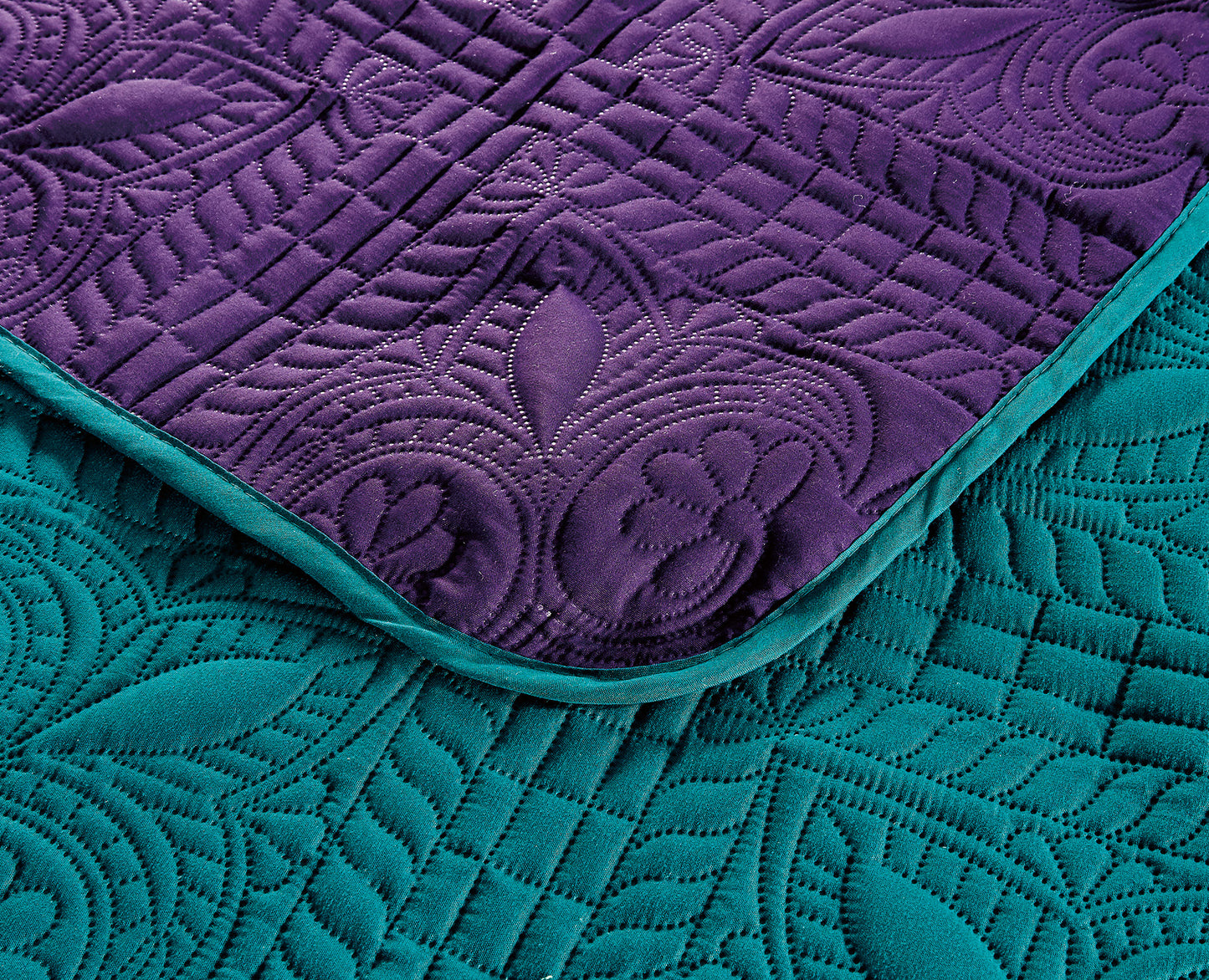 cubrecama color sólido original estéreo 3D, proceso ultrasónico