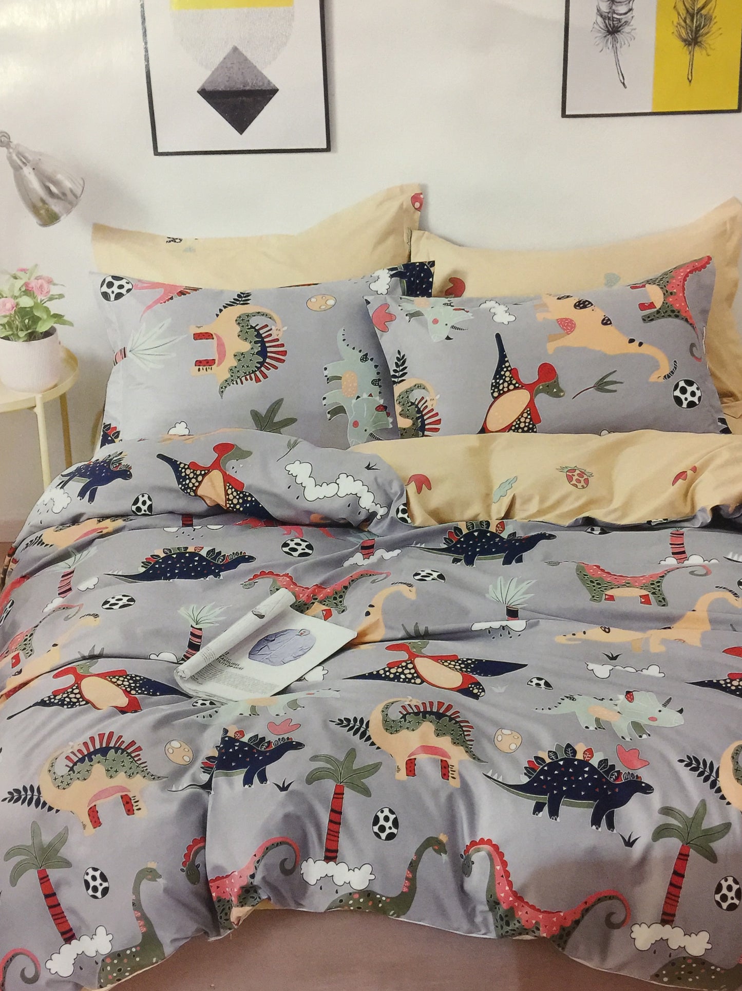 Juego de sabanas de niño estampada lavable