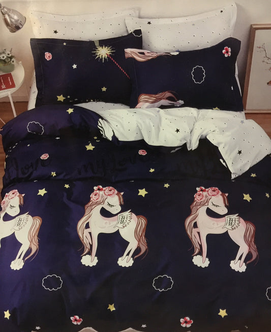 Juego de sabanas de niño estampada lavable