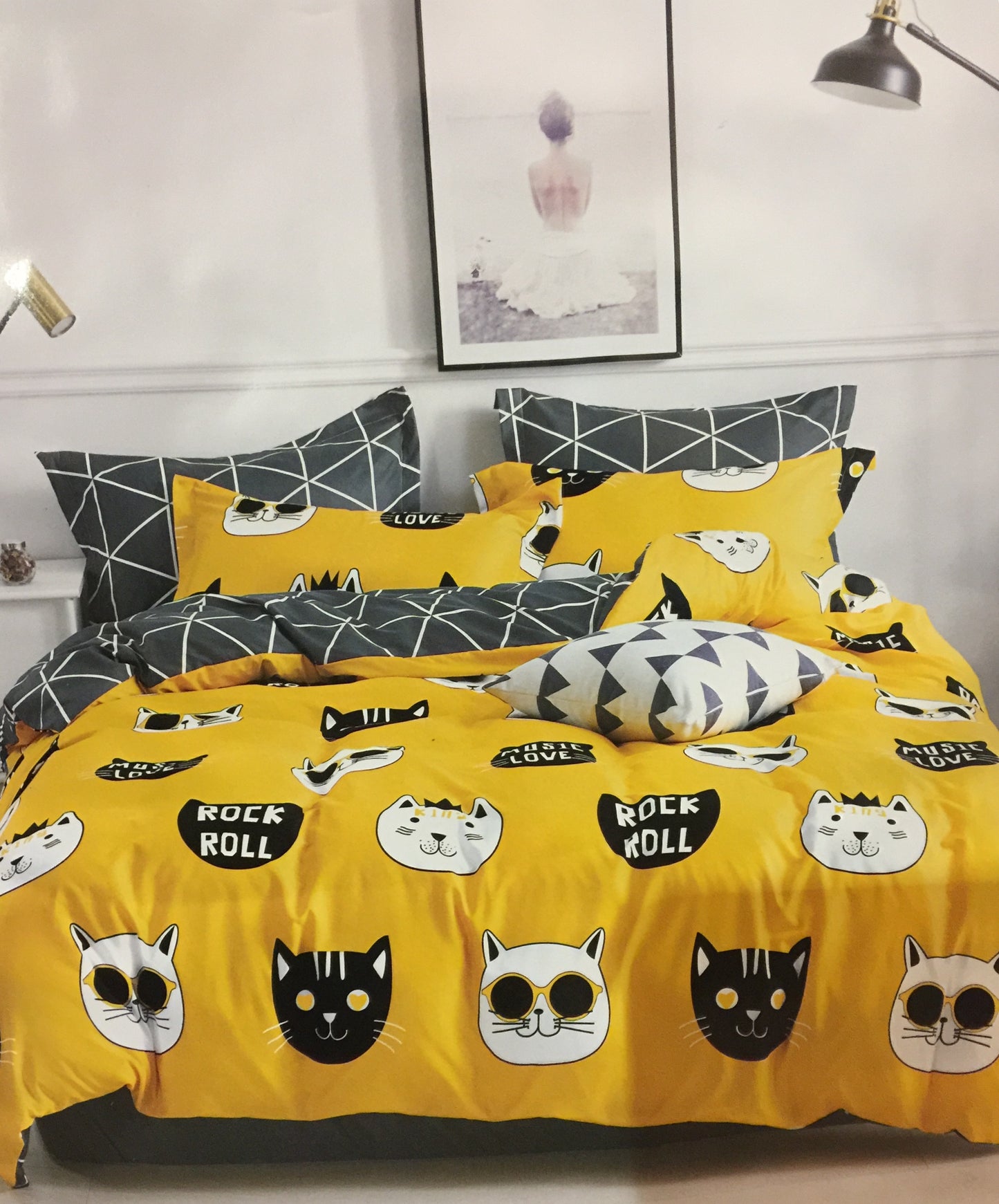 Juego de sabanas de niño estampada lavable