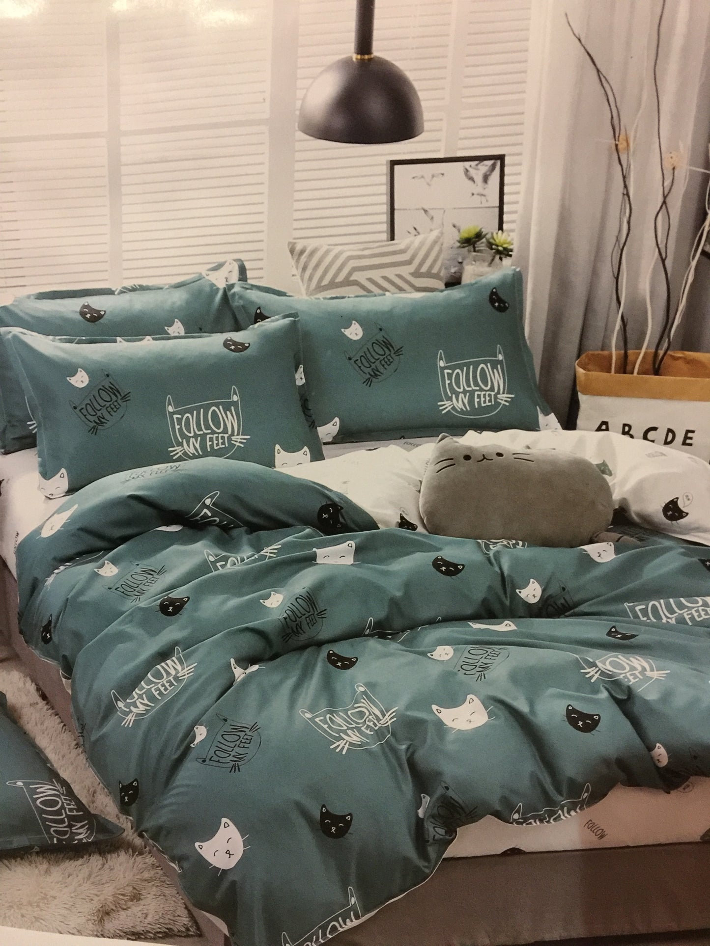 Juego de sabanas de niño estampada lavable