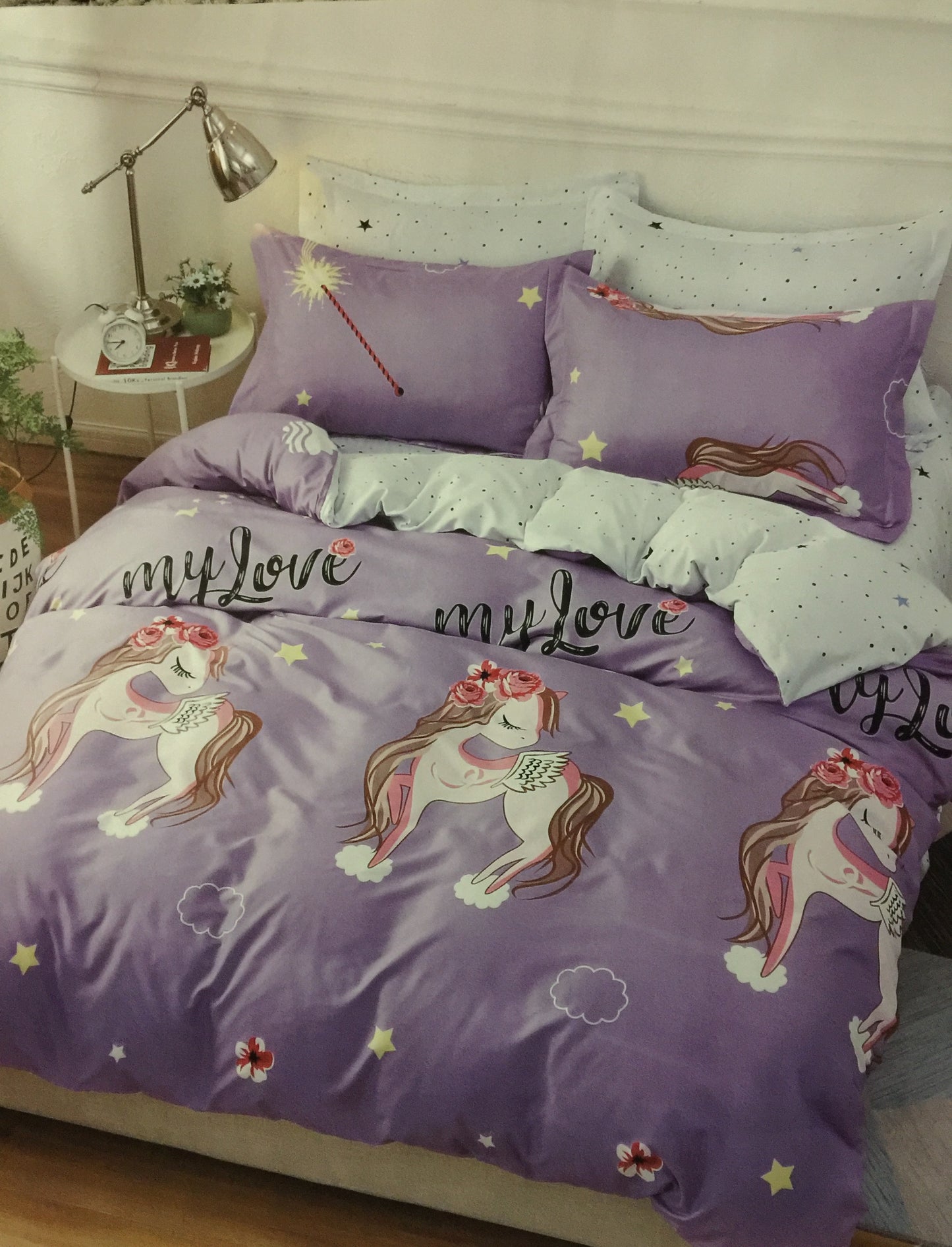 Juego de sabanas de niño estampada lavable
