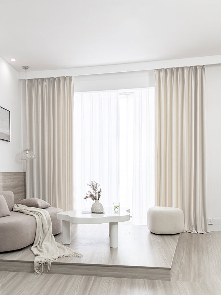 cortinas terciopelo de holandés estilo nórdico 1par