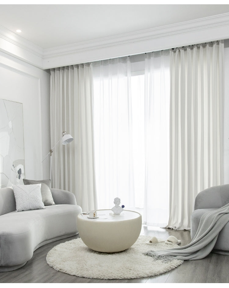 cortinas terciopelo de holandés estilo nórdico 1par