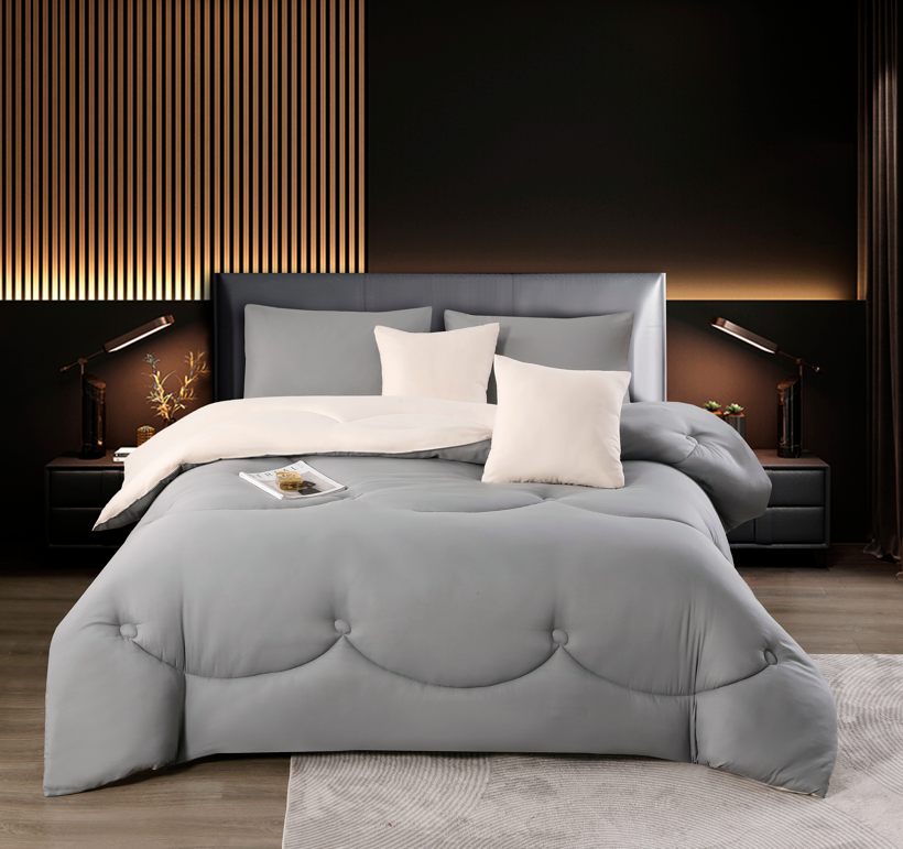 Edredón  De Soja Reversible eversible Ligero 3 Estaciones Exclusivo,(CON Funda de almohada)