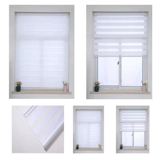 Cortina Roller Duo La versión simple no requiere instalación y actualizaciones a telas de alta gama.