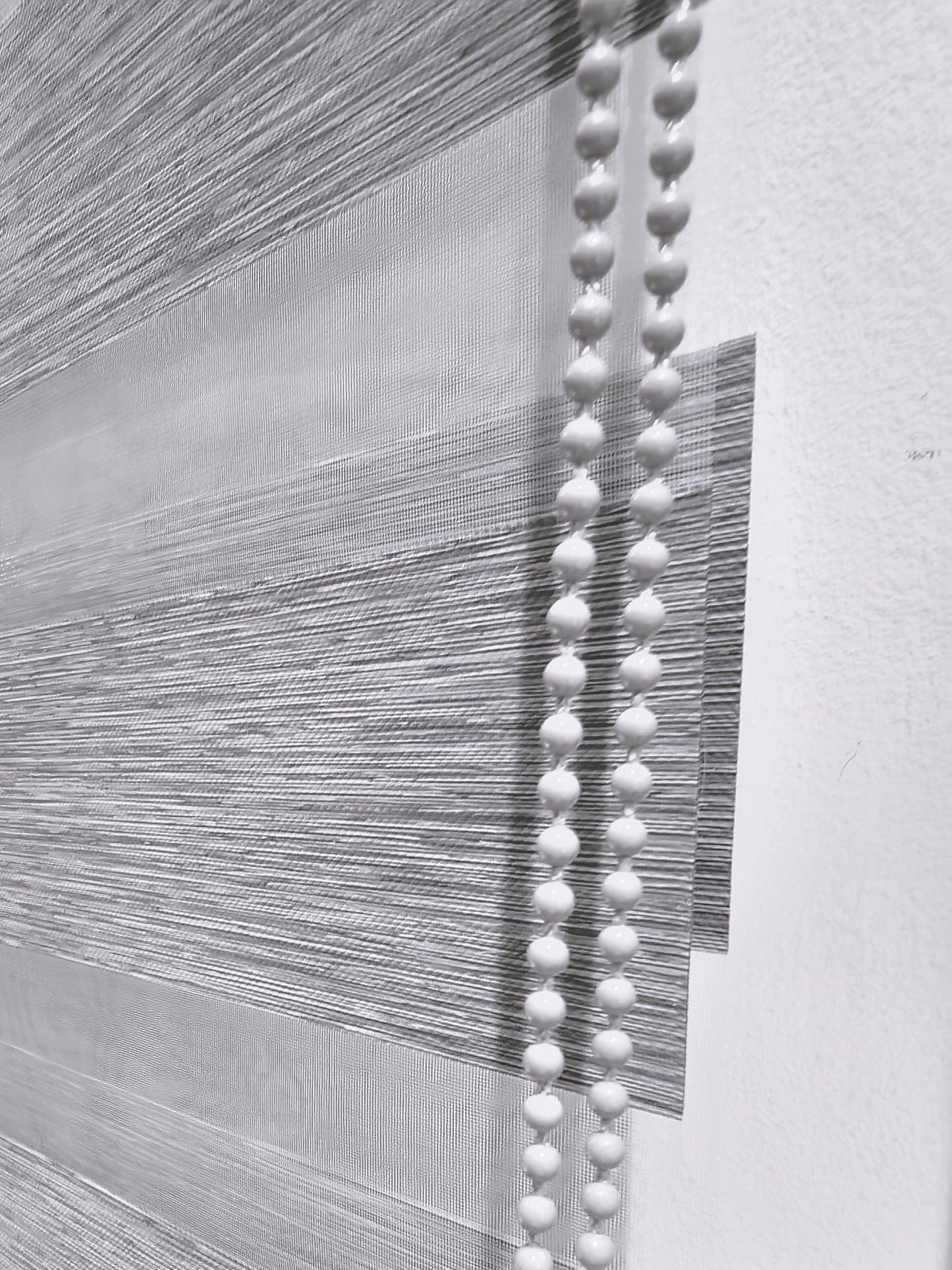 Cortina Roller Duo 805 Blackout Cenefa Aluminio Curvada Imitación de lino