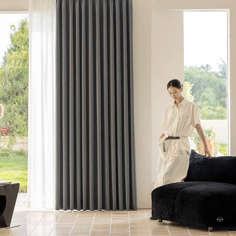 Cortina Multifuncional Lujo Ligero Chenilla Blackout  140X230CM