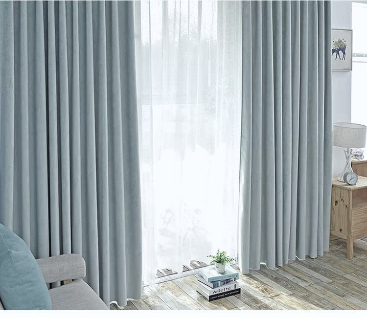Cortina Multifuncional Lujo Ligero Chenilla Blackout  140X230CM