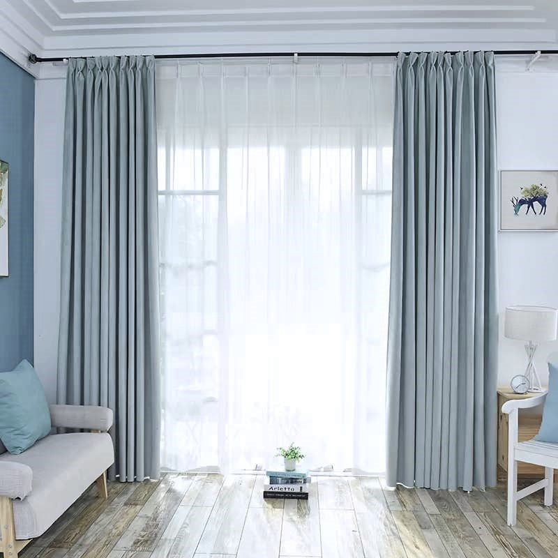 Cortina Multifuncional Lujo Ligero Chenilla Blackout  140X230CM