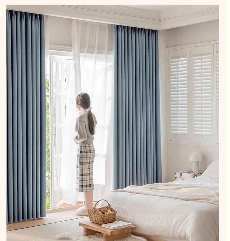 Cortina Multifuncional Lujo Ligero Chenilla Blackout  140X230CM