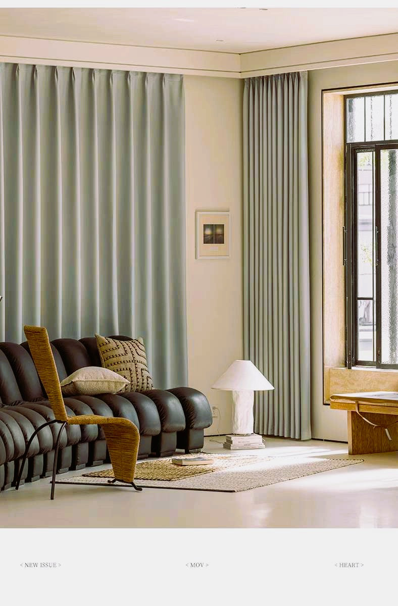 Cortina Multifuncional Lujo Ligero Chenilla Blackout  140X230CM