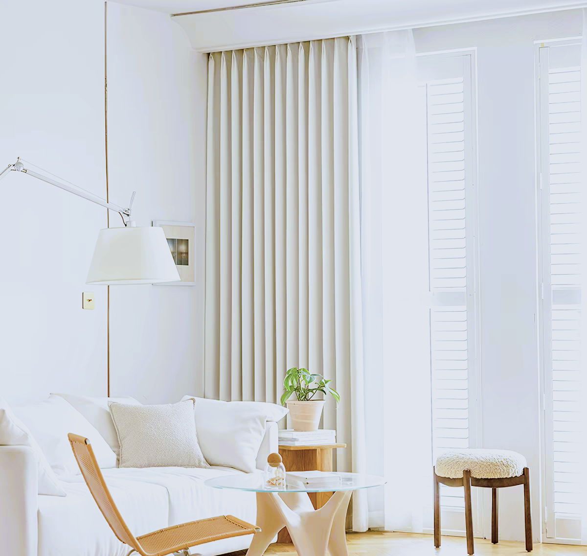 Cortina 90%Blackout 200x230cm Extra Ancha Chenille Doble Cara paño