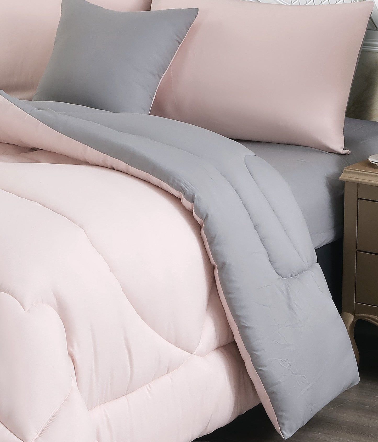 Edredón  De Soja Reversible eversible Ligero 3 Estaciones Exclusivo,(CON Funda de almohada)