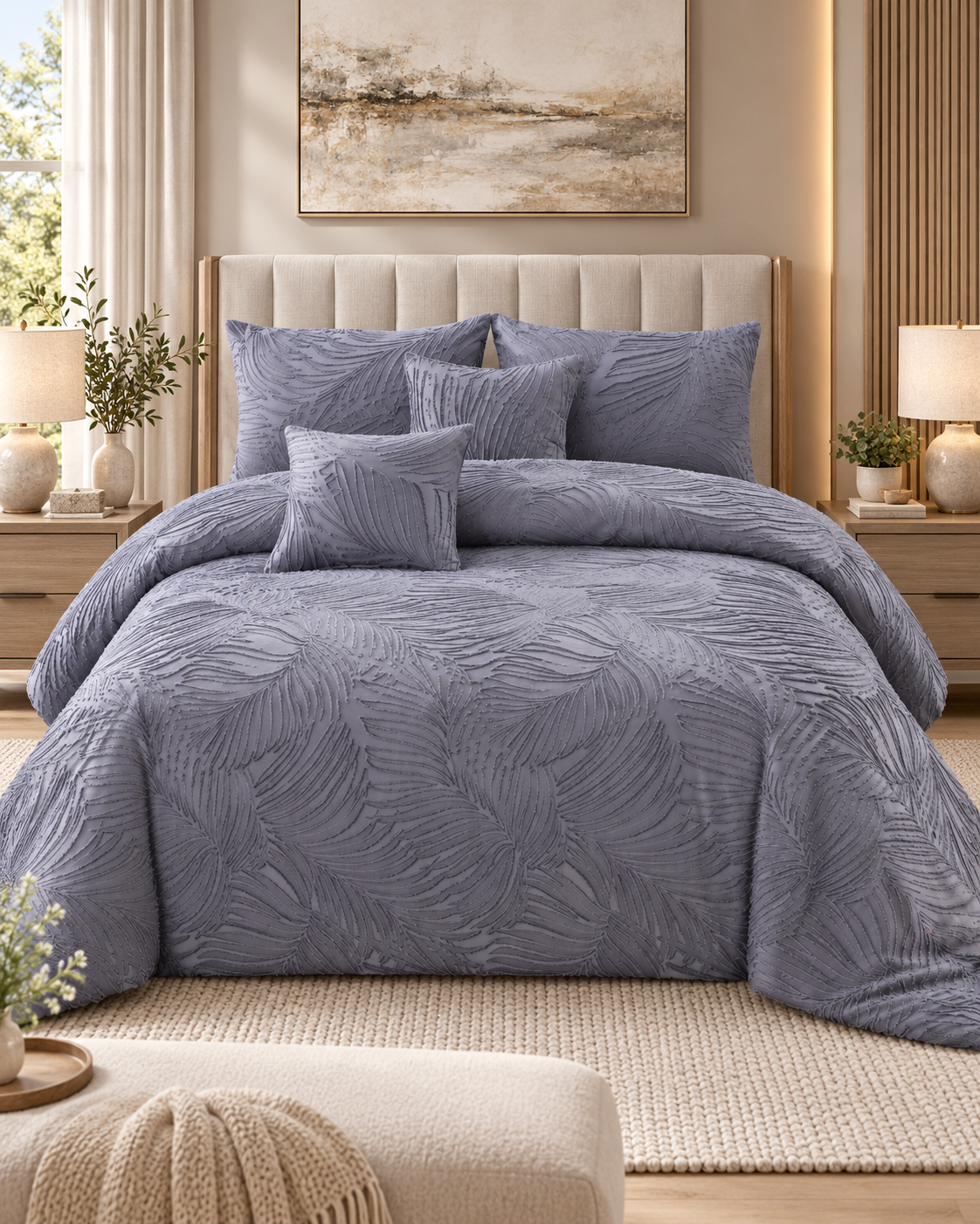 Funda Plumón set de 6 piezas para todas las estaciones. sábanas bajeras, fundas de almohada