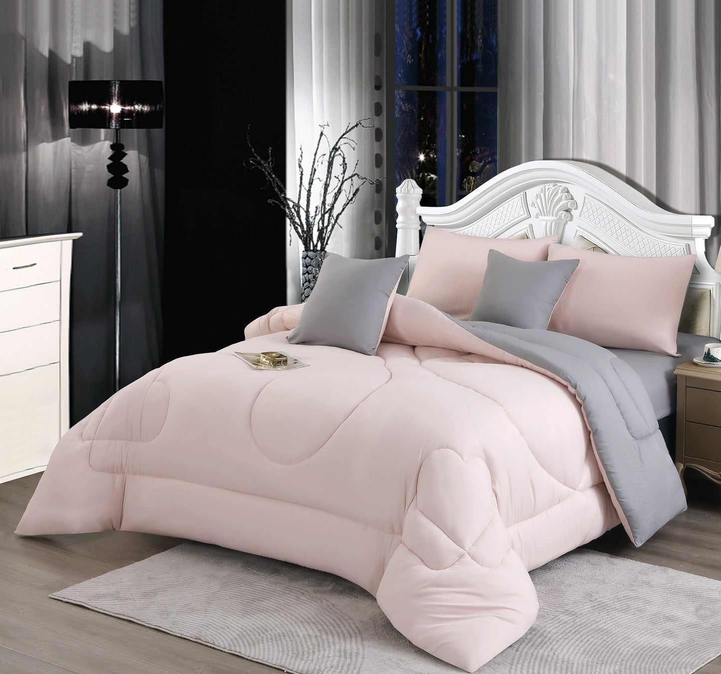 Edredón  De Soja Reversible eversible Ligero 3 Estaciones Exclusivo,(CON Funda de almohada)