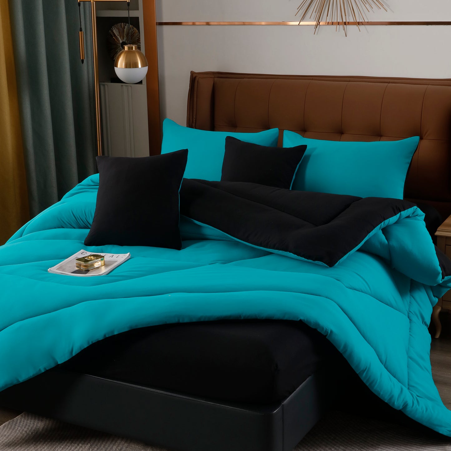 Edredón  De Soja Reversible eversible Ligero 3 Estaciones Exclusivo,(CON Funda de almohada)