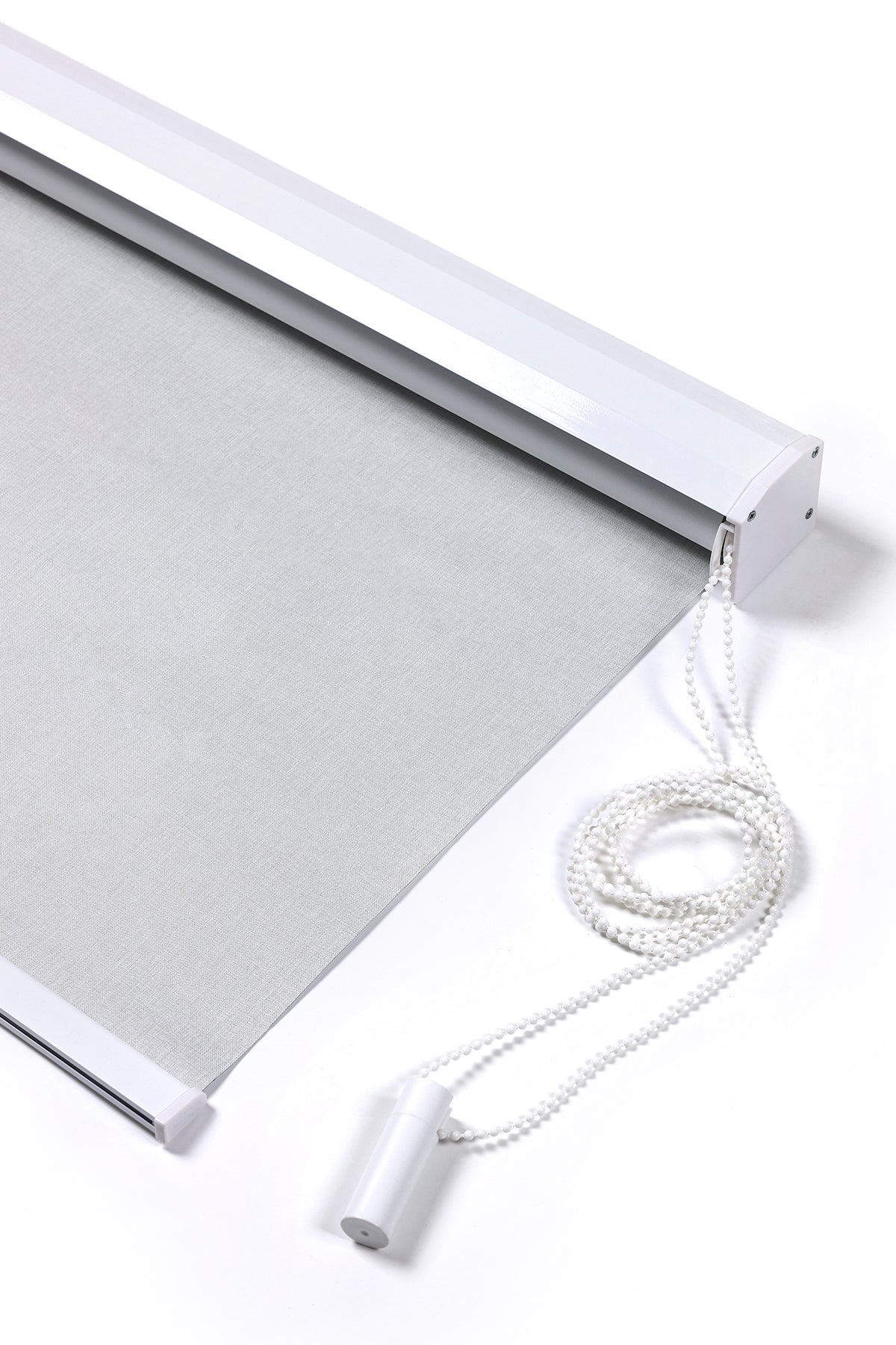 Cortina Roller Revestimiento ecológico Imitación de lino 100% Cenefa de aluminio curvada de alta resistencia