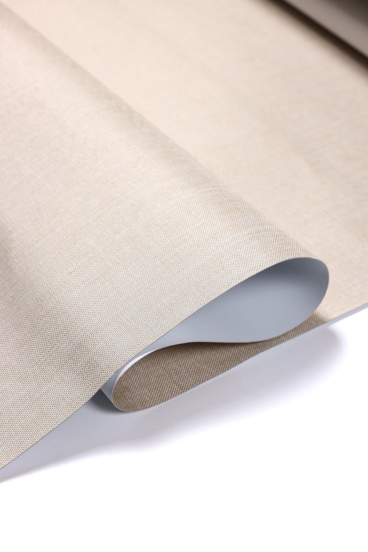 Cortina Roller Revestimiento ecológico Imitación de lino 100% Cenefa de aluminio curvada de alta resistencia