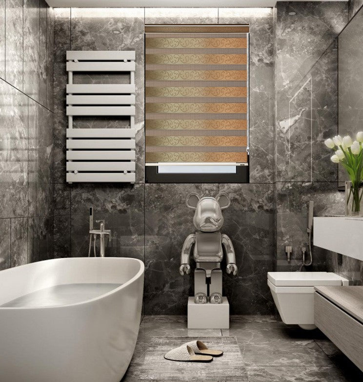 Cortina Roller duo Jacquard europeo en varios tamaños