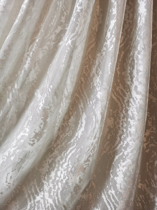 cortinas de doble Tela e hilo en uno 1par hilo de punto de urdimbre + satén